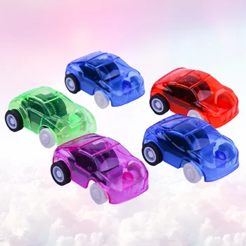 25 ШТ. Откидные Автомобильные Игрушки, Пластиковые Возвращаемые Машинки, Детский игровой набор для раннего обучения, мини-модель Ребенка
