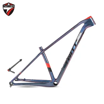 Zhuiter warrior, меняющая цвет велосипедная рама из углеродного волокна27.5/29er, карбоновая горная рама, карбоновая дорожная велосипедная рама, велосипедная рама