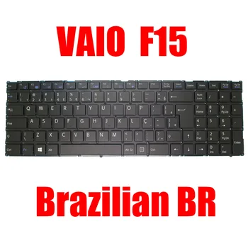Бразильская клавиатура для ноутбука BR для SONY Для VAIO F15 VJF157F11X-B0111S VJF157F11X-B0211S VJF157F11X-B0221S Черная С подсветкой Новая