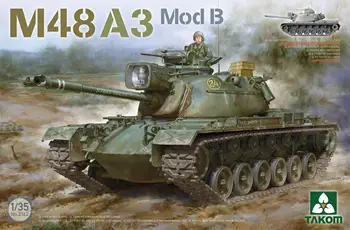 Модель бака TAKOM 2162 1/35 M48A3 Mod B в сборе