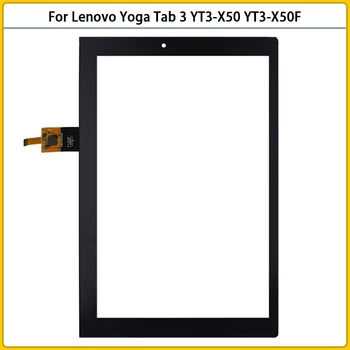 Сенсорный Экран Для Lenovo Yoga Tab 3 10,1 YT3-X50 YT3-X50F YT3-X50M Сенсорная панель Дигитайзер Сенсор ЖК-Дисплей Замена Переднего Стекла